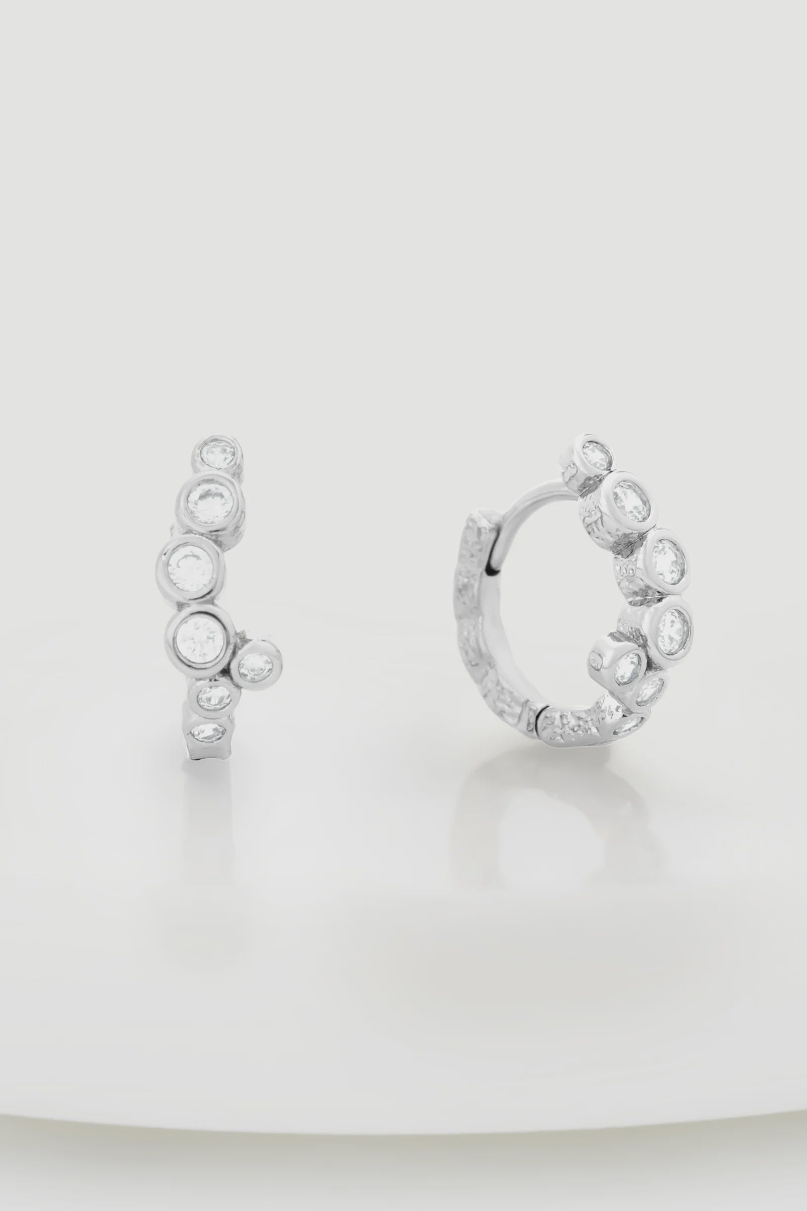 Florence Huggie - Silver - Mini Huggy