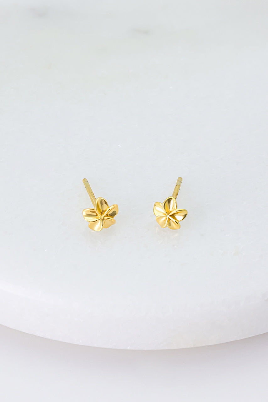 Flower Stud - Gold - Earring