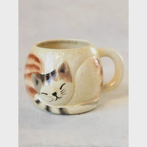 Natural Life Folk Art Mug - All U Need Is Love Cat