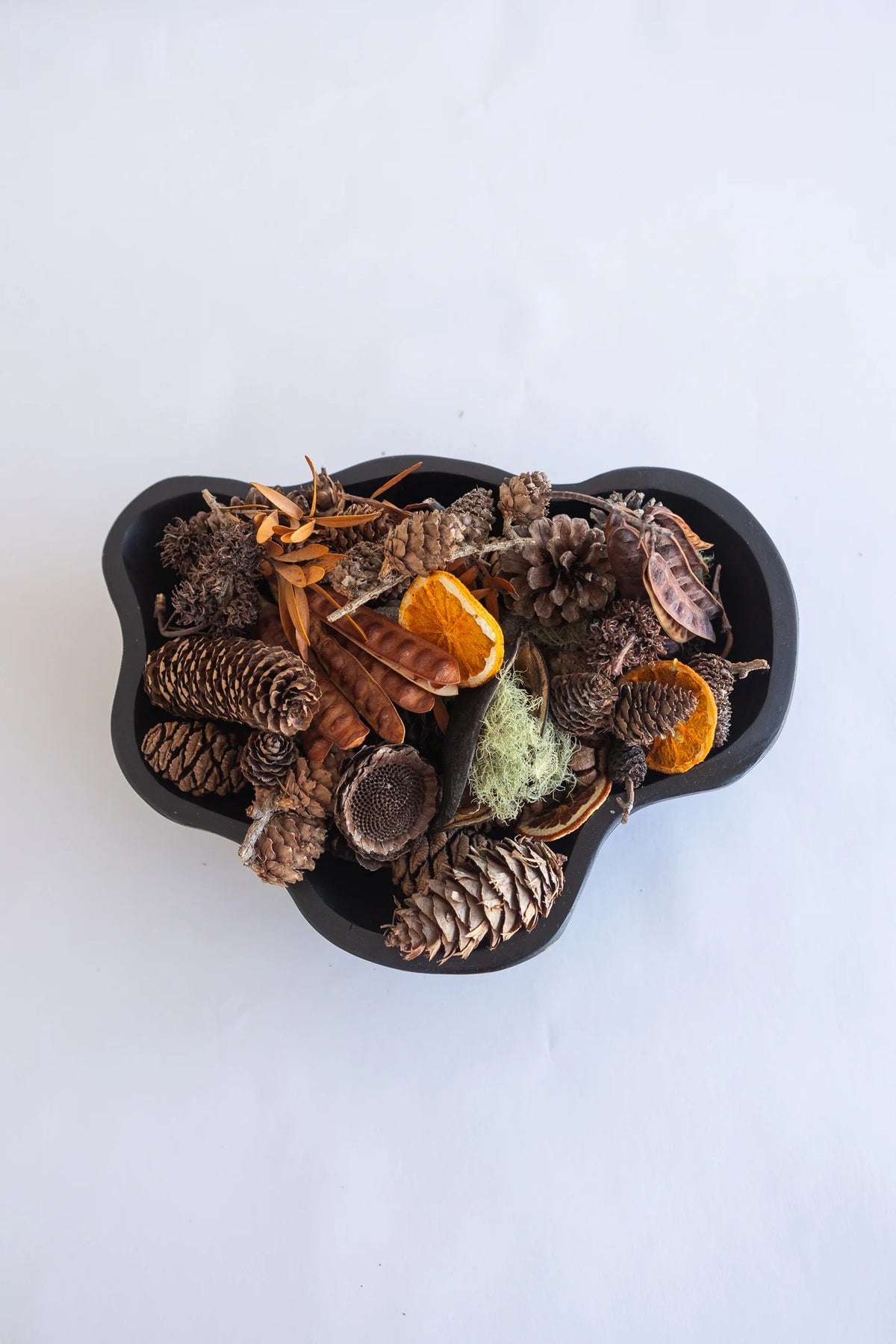 Studio Hart Wooden Teak Wave Bowl Black