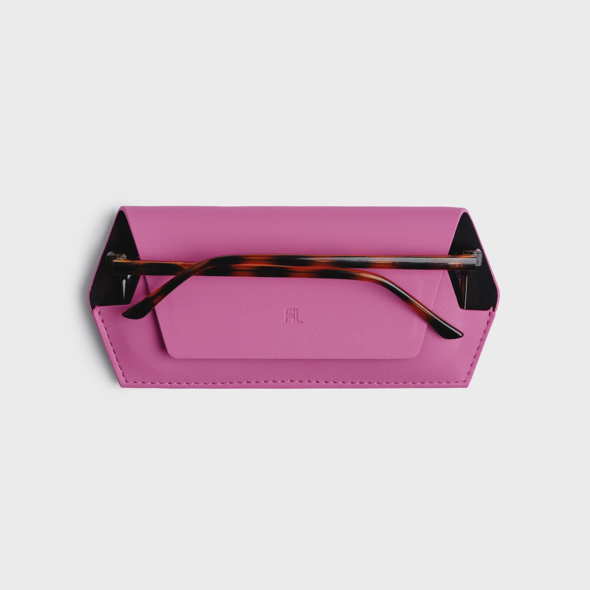Fox and Leo glasses case - Foxy Lady Pink