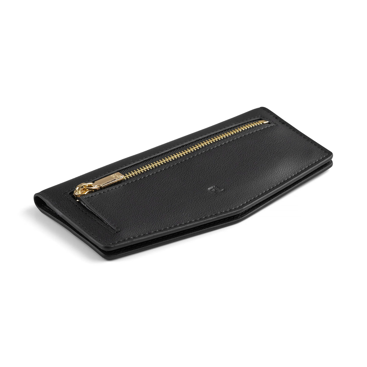 Black wallet with 'FOX AND LEO' branding The Swallet - Black