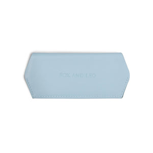 Fox and Leo glasses case - Sky Blue
