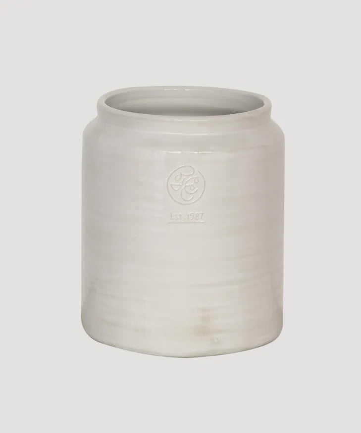 Franco Rustic White Utensil Holder