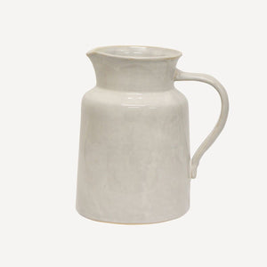 French Country Franco Rustic White Pitcher - Large