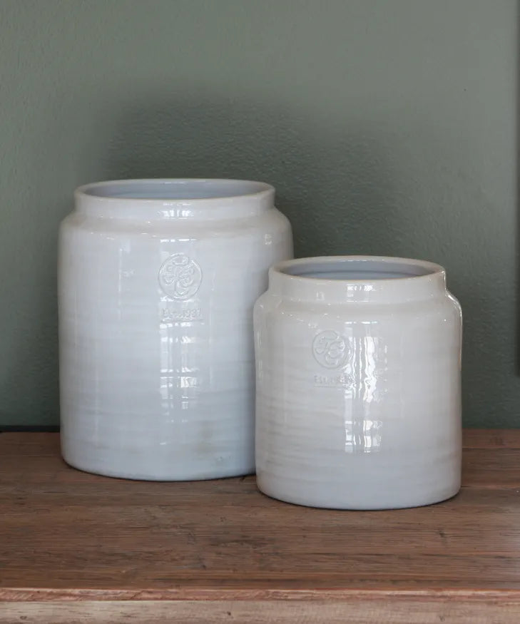 Franco Rustic White Utensil Holder