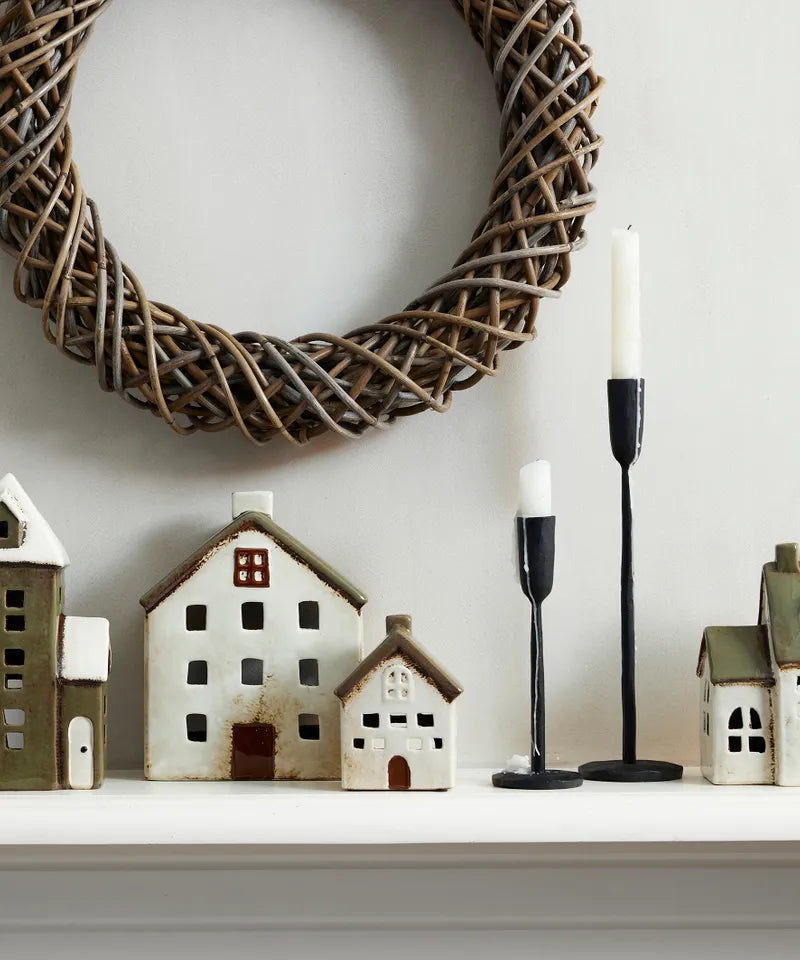 Tealight House - Alsace Tealight Villa Olive Green