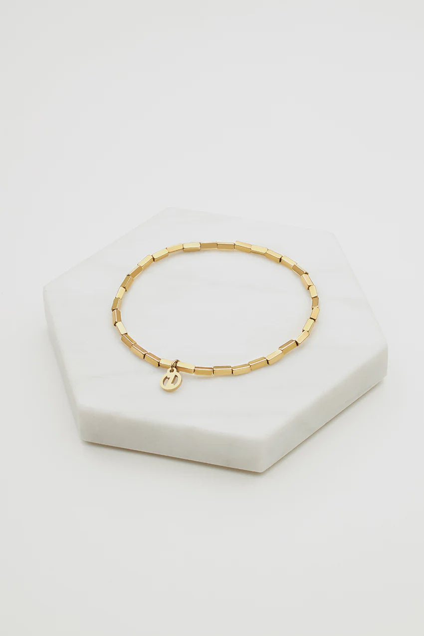 ZAFINO Freya Stretch Bracelet - Gold