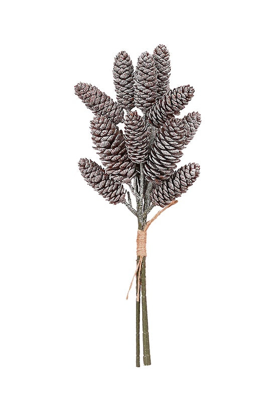 Frosted Pinecones Bundle x 3