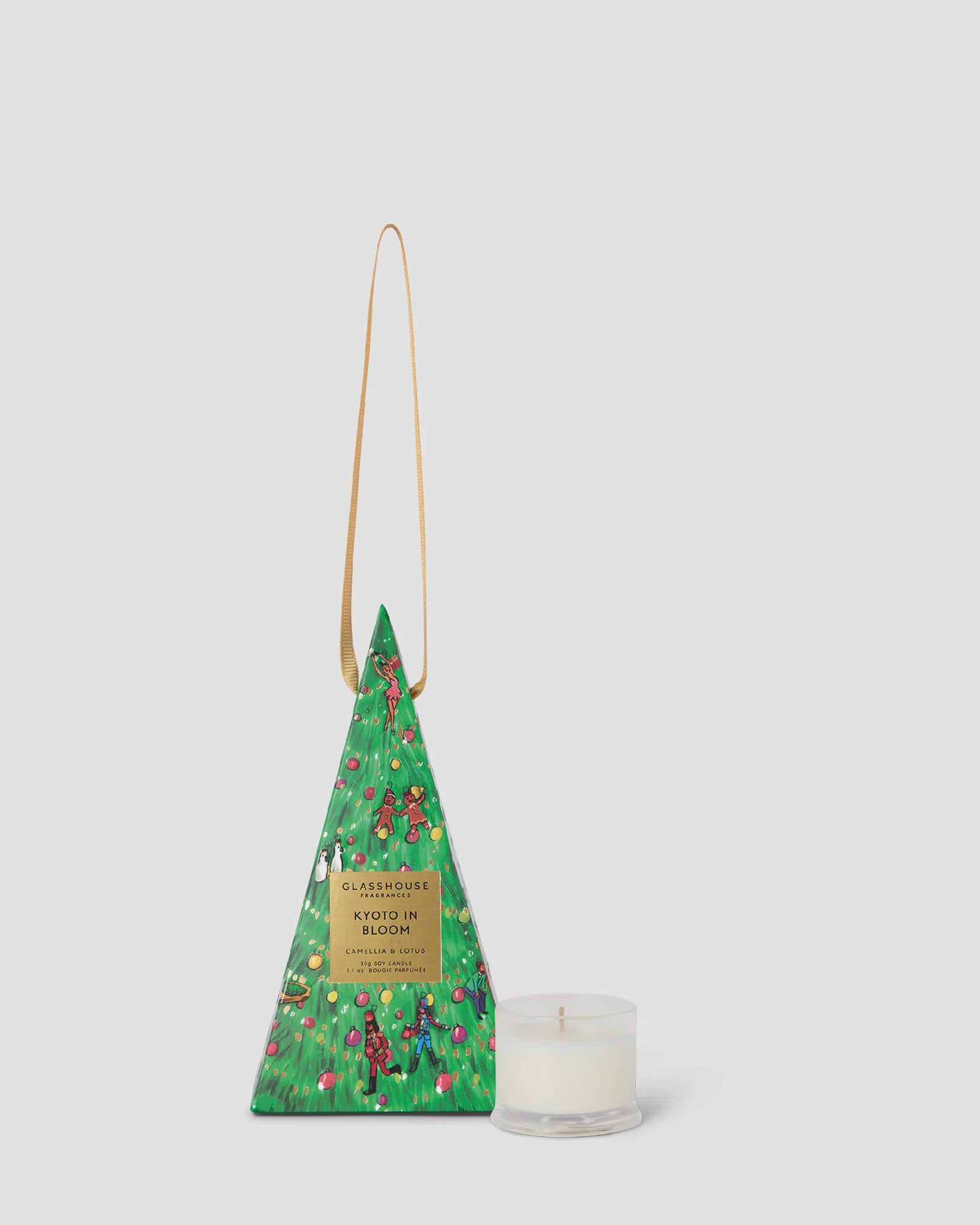 Glasshouse GF 30g Christmas Bauble Candle - Kyoto In Bloom - X26