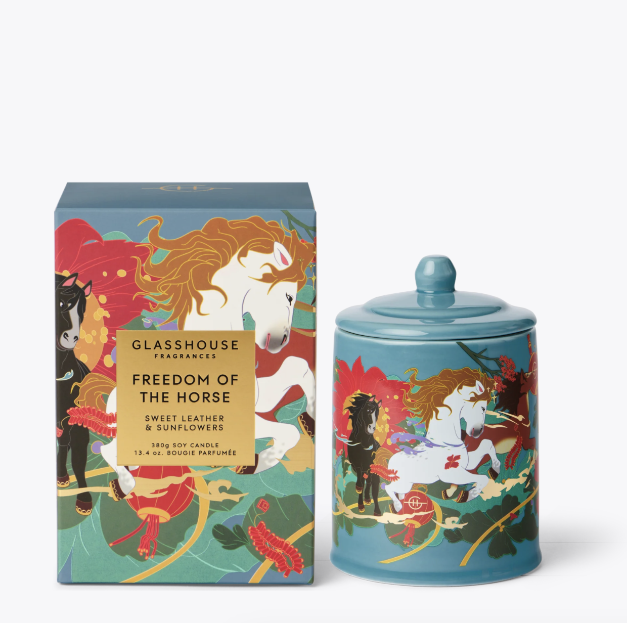 Glasshouse Chinese new year limited edition GF 380g Candle - Freedom of the Horse