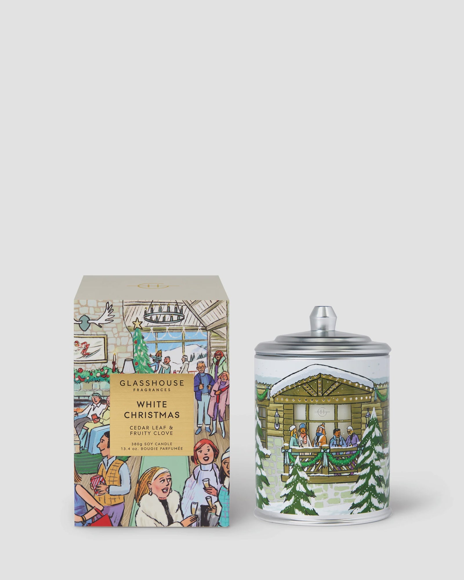 Glasshouse GF 380g Candle - White Christmas - X26