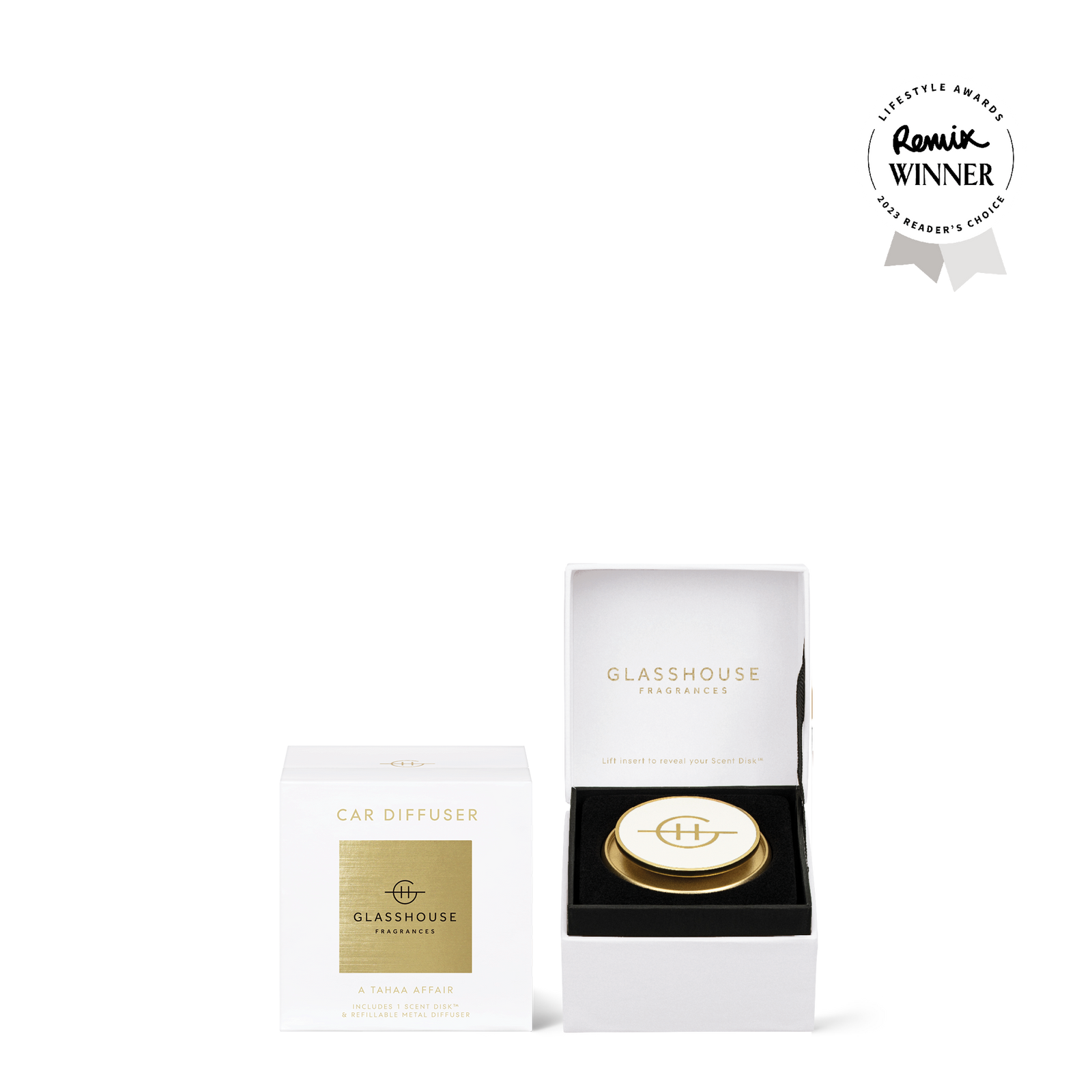 Glasshouse Car Diffuser - Gold