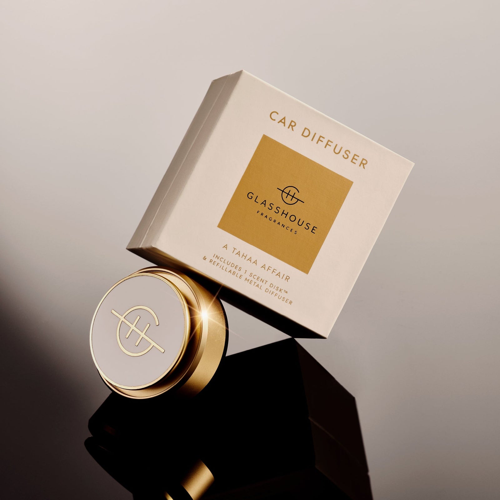 Glasshouse Car Diffuser - Gold