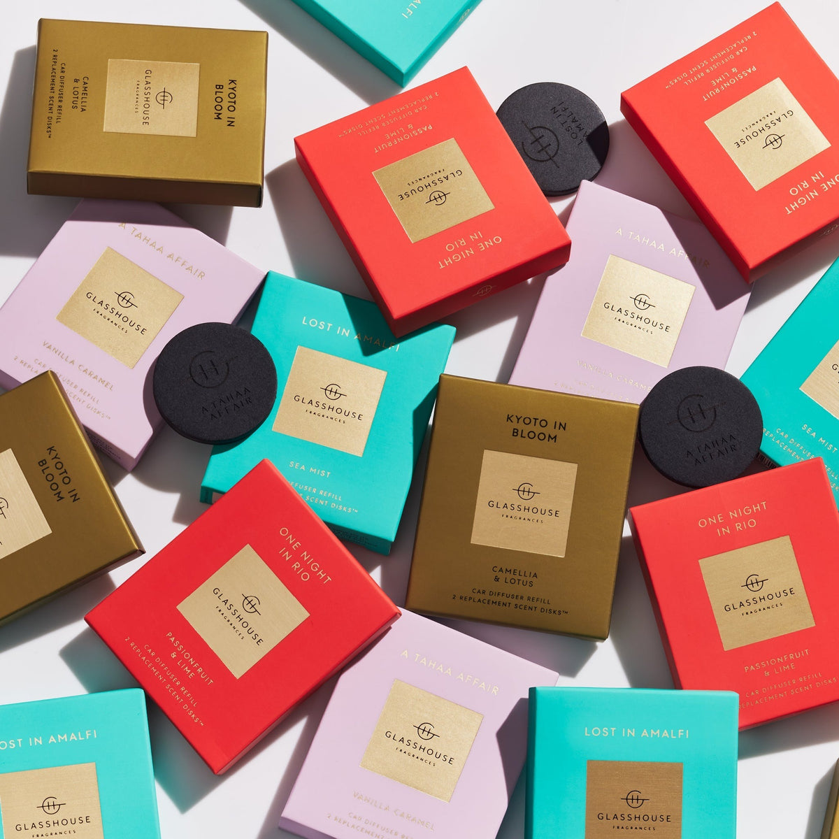 Glasshouse Car Diffuser Replacement Discs