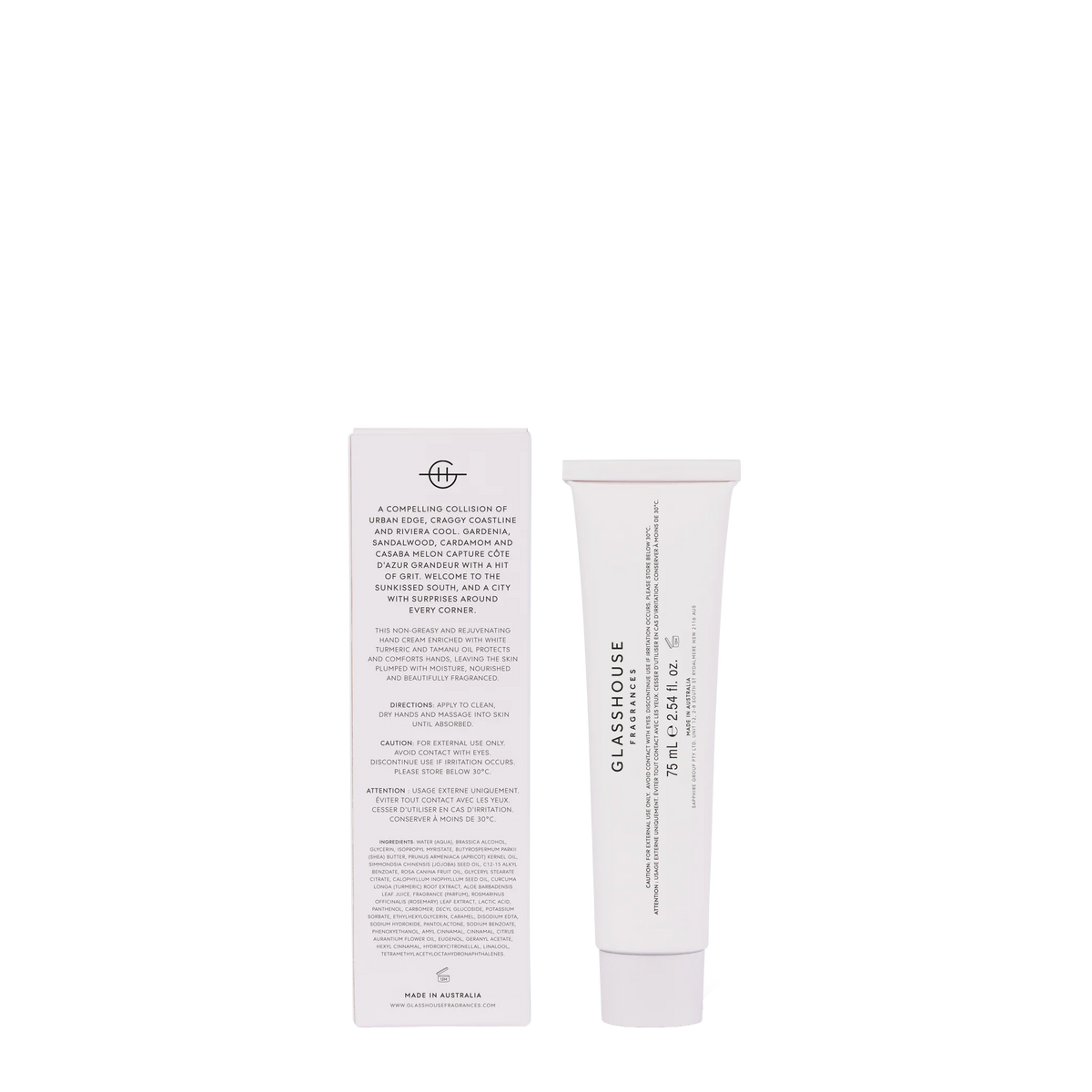 Glasshouse GF 75ml Hand Cream - Marseille Memoir