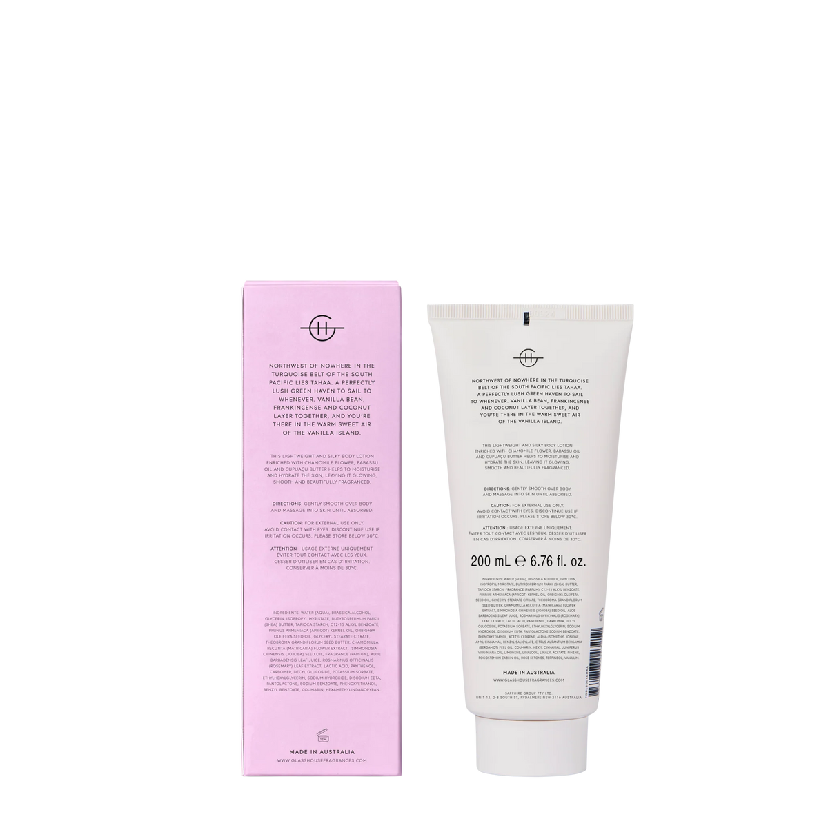 Glasshouse Fragrances 'A Tahaa Affair' body lotion