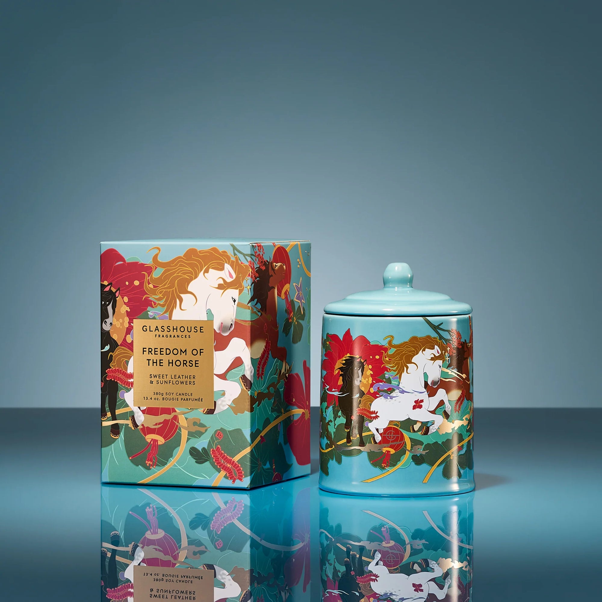 Glasshouse Chinese new year limited edition GF 380g Candle - Freedom of the Horse