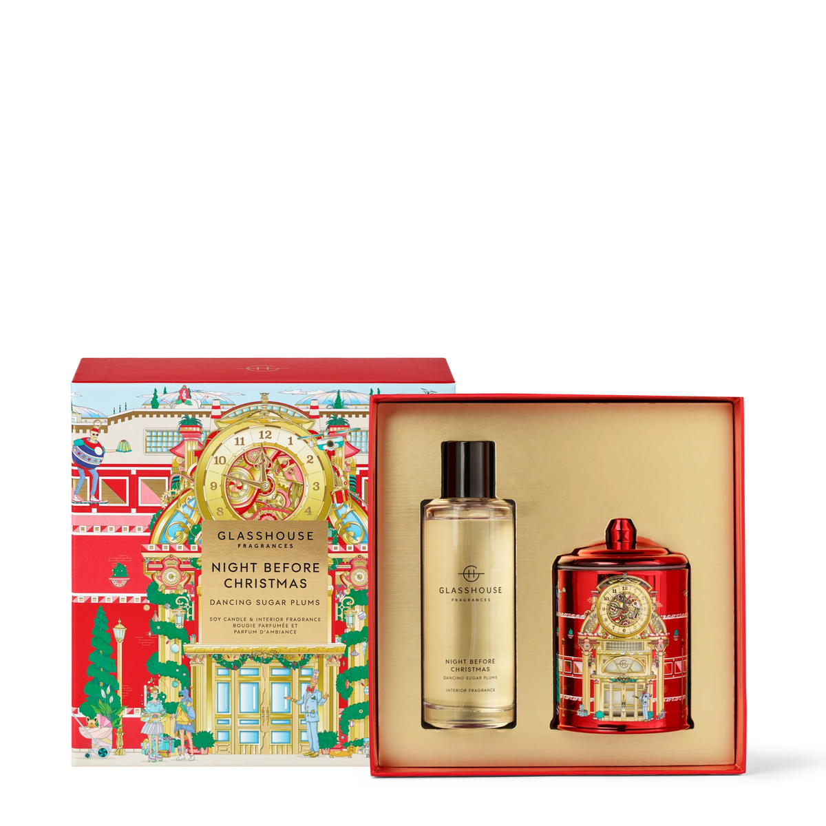 Glasshouse Fragrances 'Night Before Christmas' Interior Fragrance Gift Set