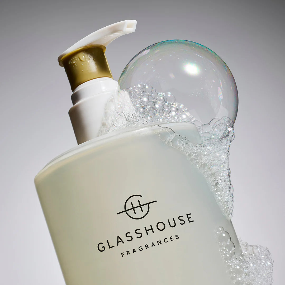 Glasshouse Fragrances GF 450ml Hand Wash + Lotion & Tray Gift Set - Kyoto In Bloom Hand Care Duo