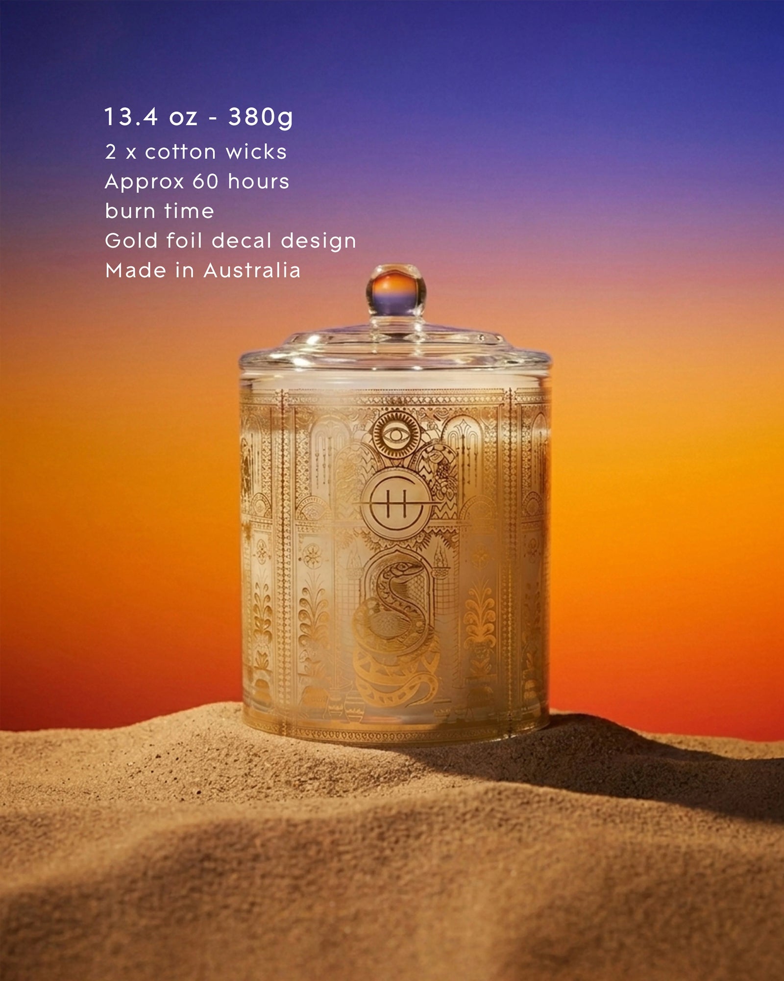 Glasshouse GF 380g Candle - Dusk at the Kasbah 2026