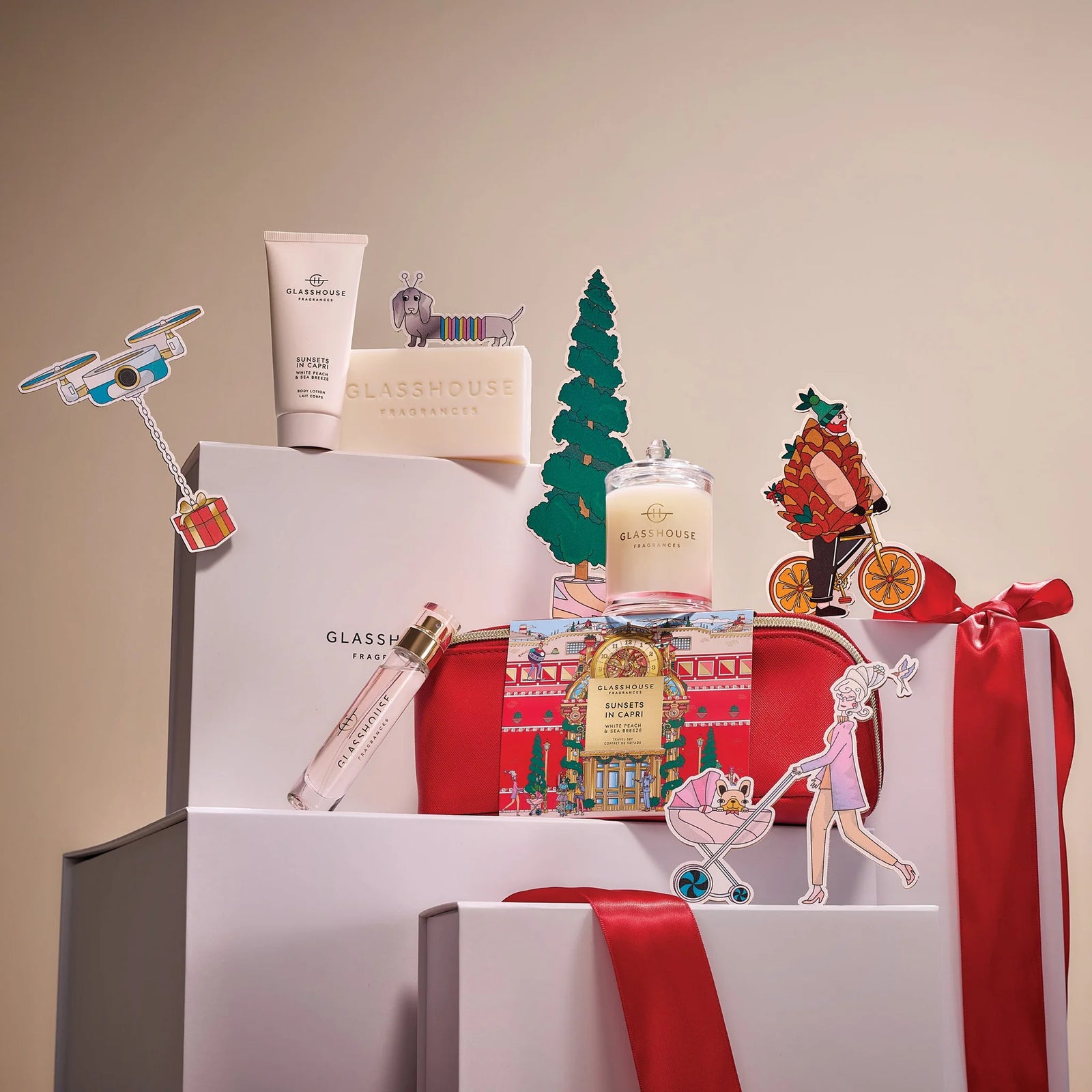 Glasshouse Fragrance Travel Set - Sunsets in Capri