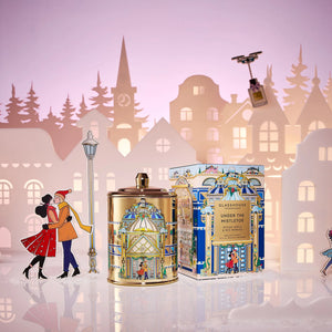 Glasshouse Christmas Candle 380g - Under The Mistletoe