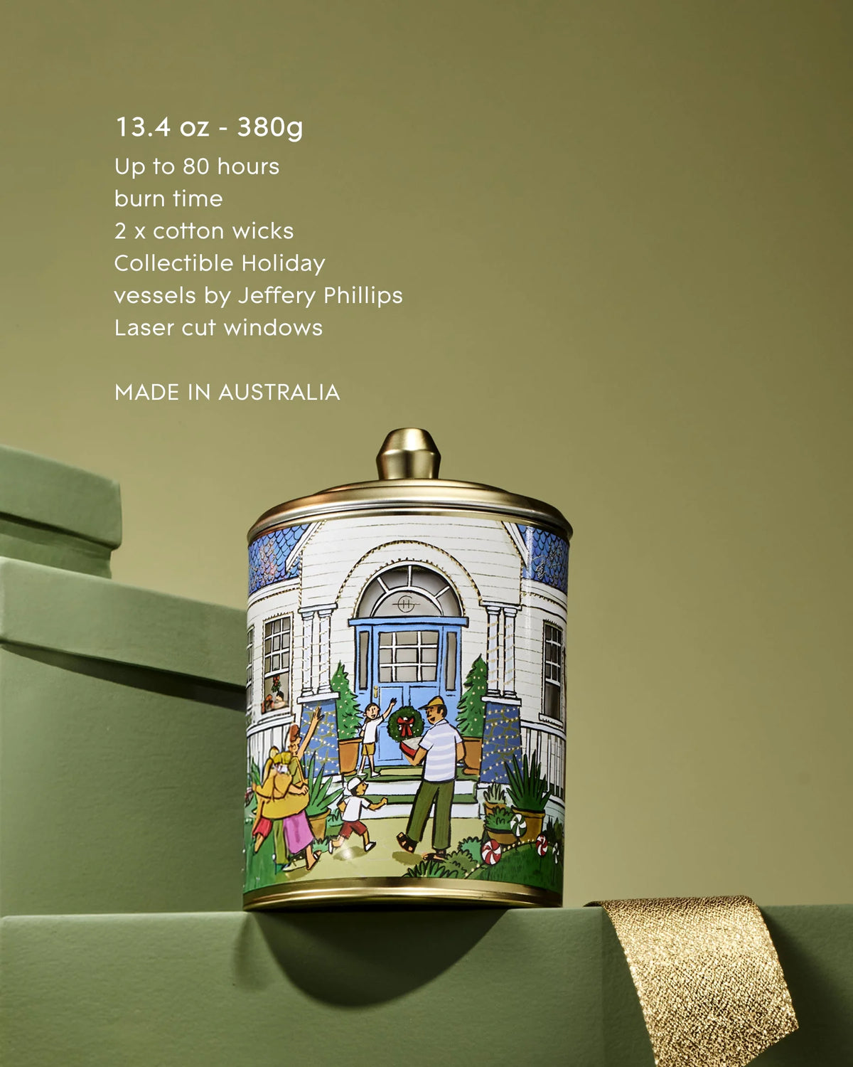 Glasshouse GF 380g Candle - Under The Mistletoe - X26