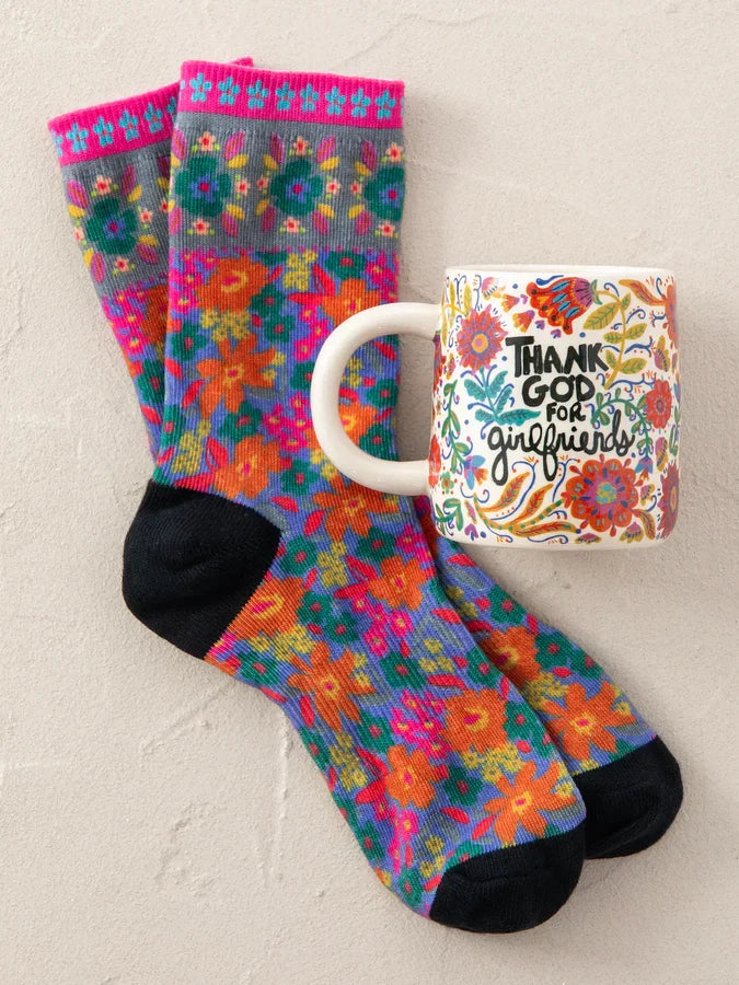 Natural life Mug & Socks Set - Girlfriends