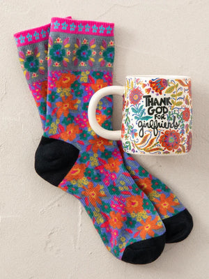 Natural life Mug & Socks Set - Girlfriends