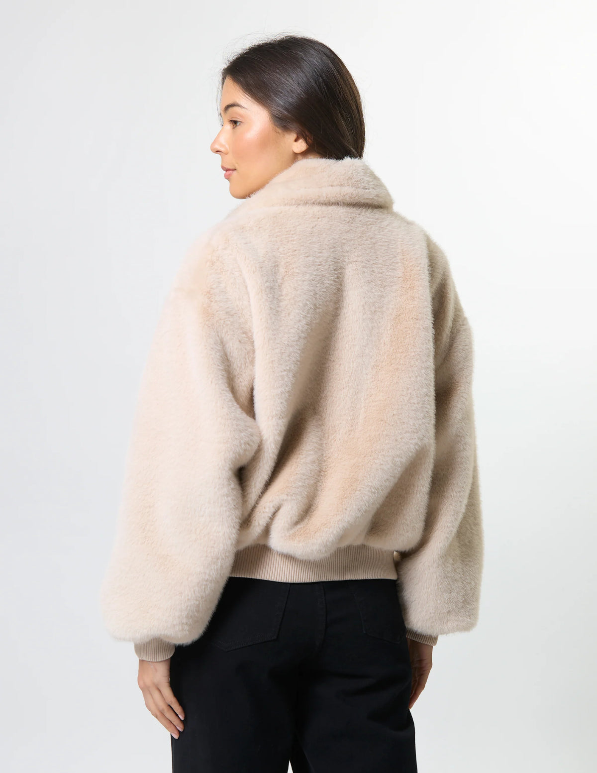 Stella+Gemma Bomber Gigi Jacket - Cloud Cream size 14