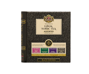Gin & Tonic Tea- Black Limited Edition -32 Enveloped Tea Bags - 4 Flavours