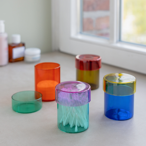 Colorful containers REMEMBER Glass Jar Set of 4 - Cosima