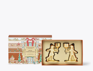 Glasshouse Fragrances Metal Candlestick Holders Gold metal candlesticks