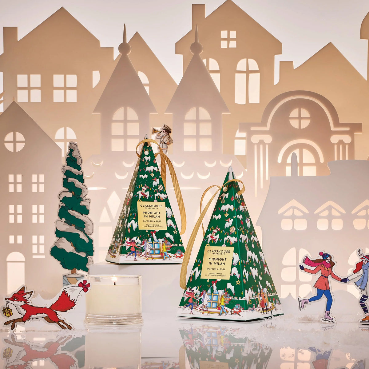 Glasshouse Christmas 30g Bauble Candle