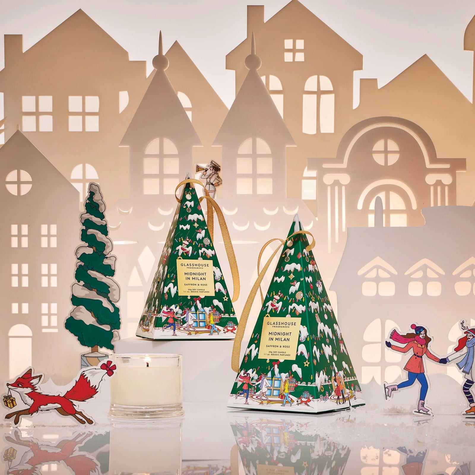 Glasshouse Christmas 30g Bauble Candle