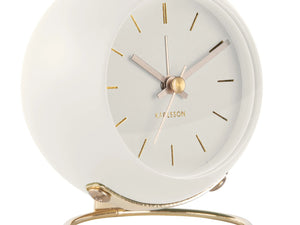 KARLSSON Globe Alarm Clock - White