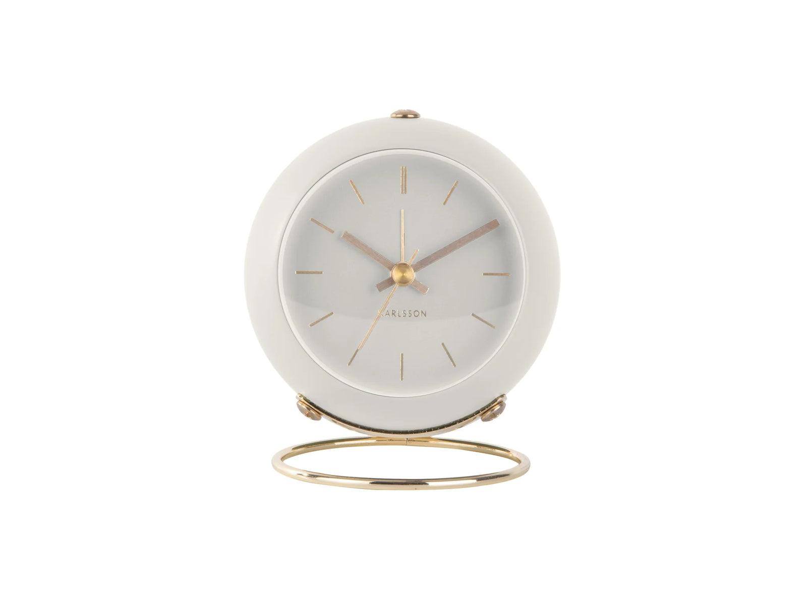 KARLSSON Globe Alarm Clock - White