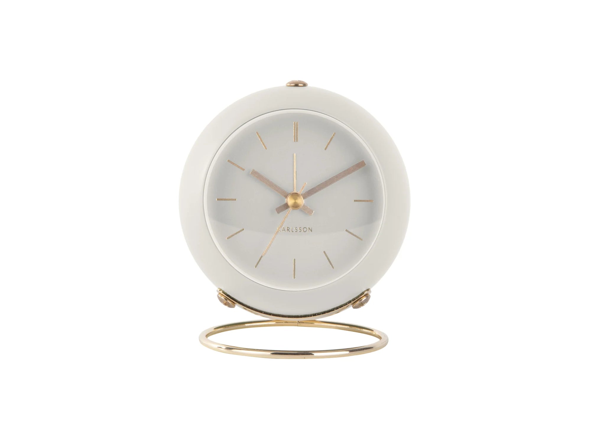 KARLSSON Globe Alarm Clock - White