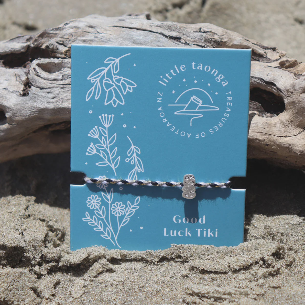 Good Luck Tiki Rope Bracelet - Black