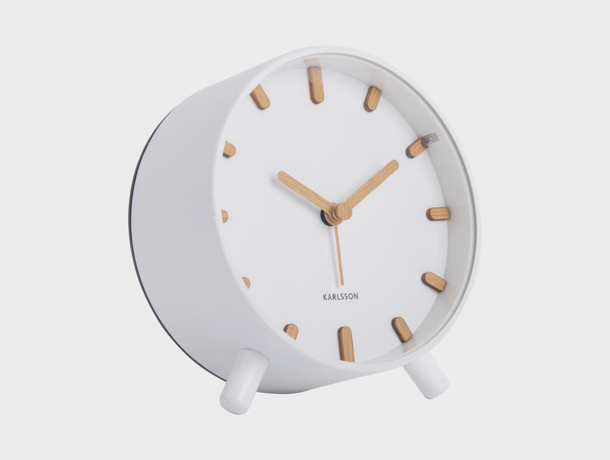 KARLSSON Grace Alarm Clock - White