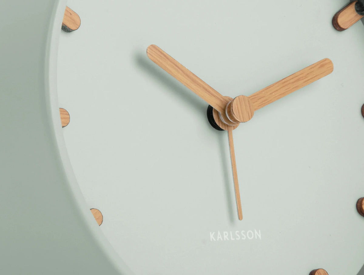 KARLSSON Grace Alarm Clock Grayed Jade