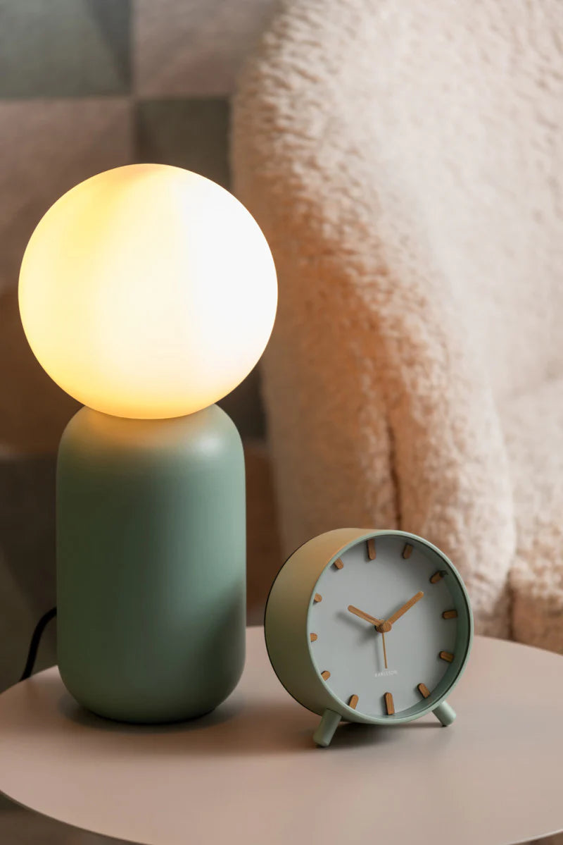 KARLSSON Grace Alarm Clock Grayed Jade