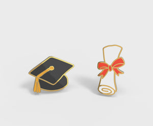 Yellow Owl Workshop Grad Diploma Earrings