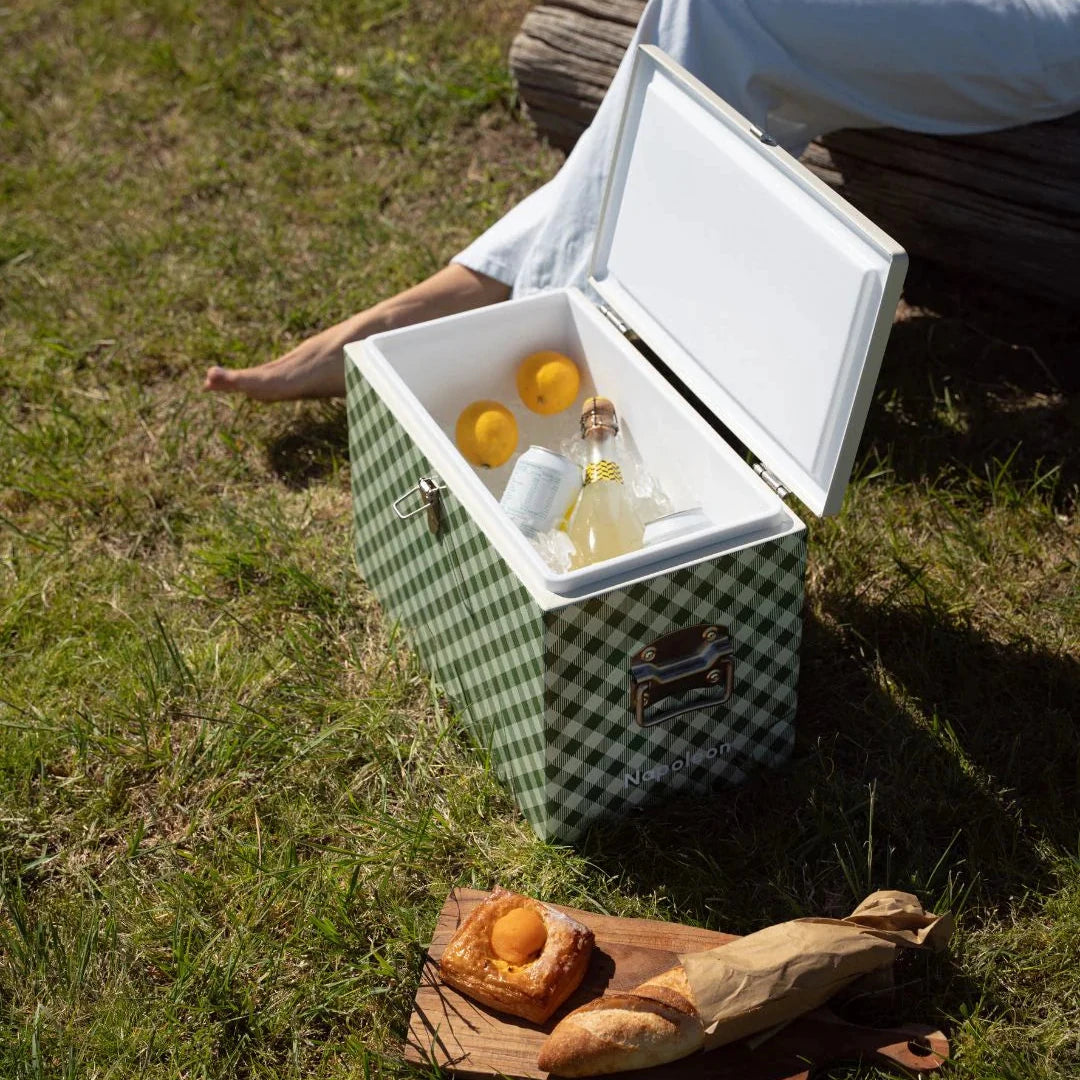 Napoleon Goods Chilly Bin - Avocado Gingham