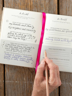 Natural Life Guided Daily Journal - If You Love Something Guided daily journal with floral design