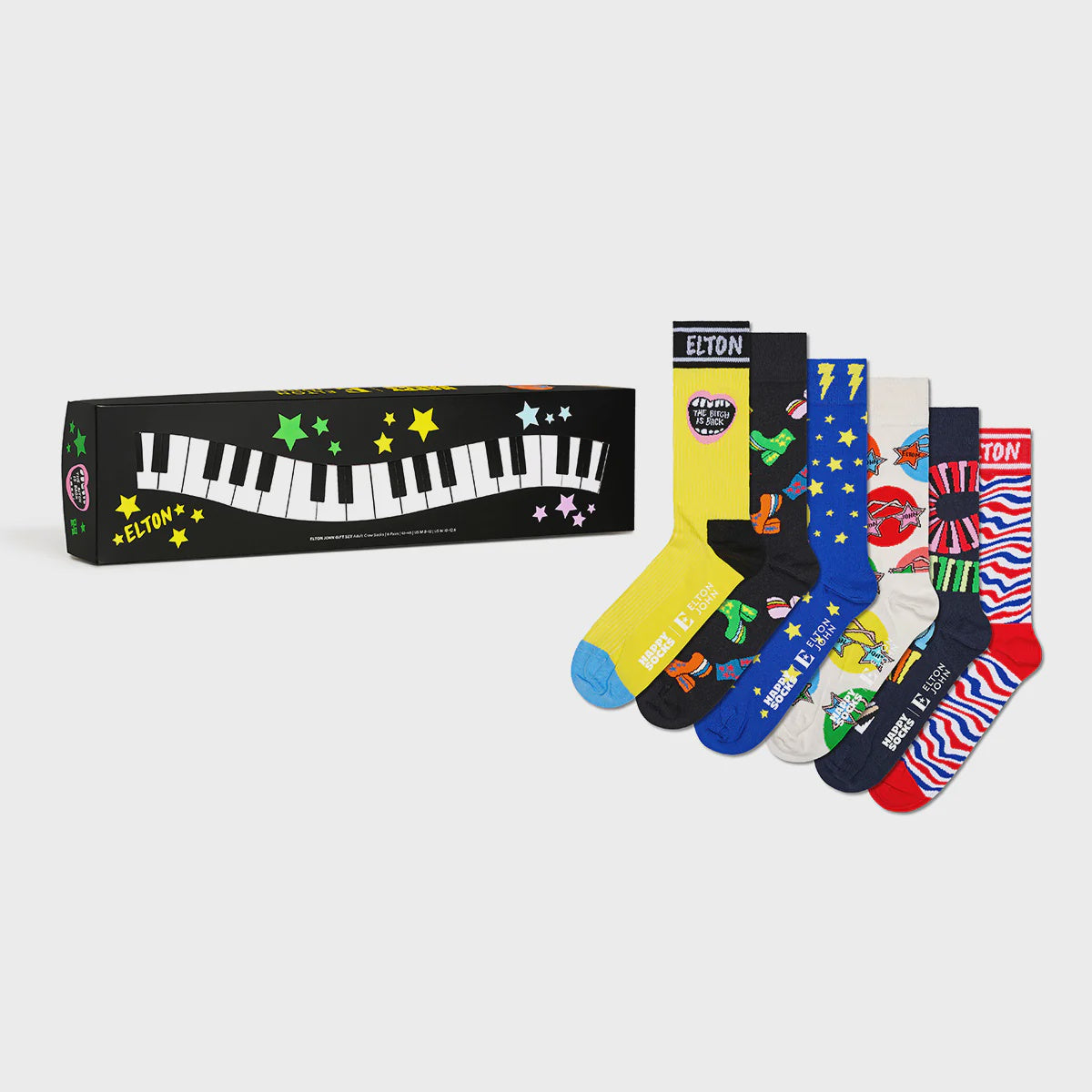 HAPPY SOCKS Elton John Gift Set 6-Pack