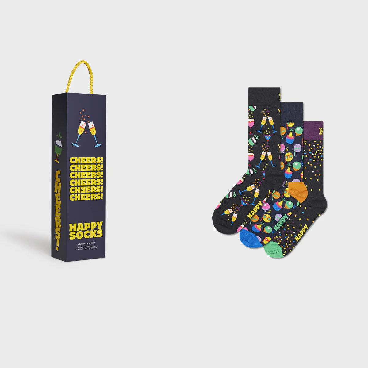 HappySocks Gift Set Celebrations 3-Pack
