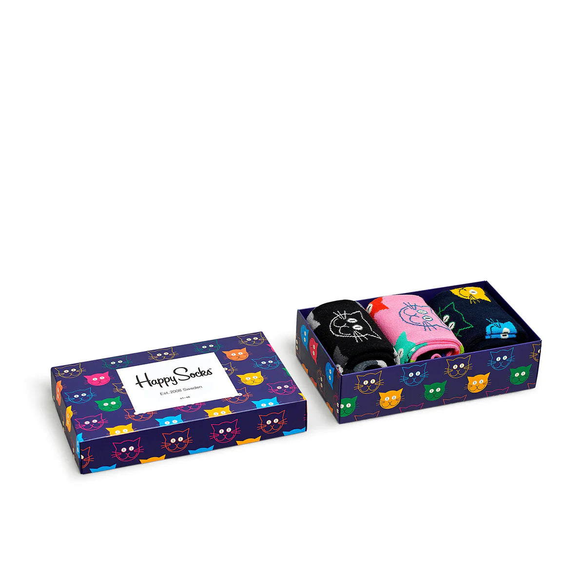 HAPPY SOCKS Gift Set Cat (0100) 3-Pack