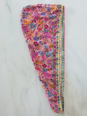 Natural Life Hair Towel Wrap - Rose Pink